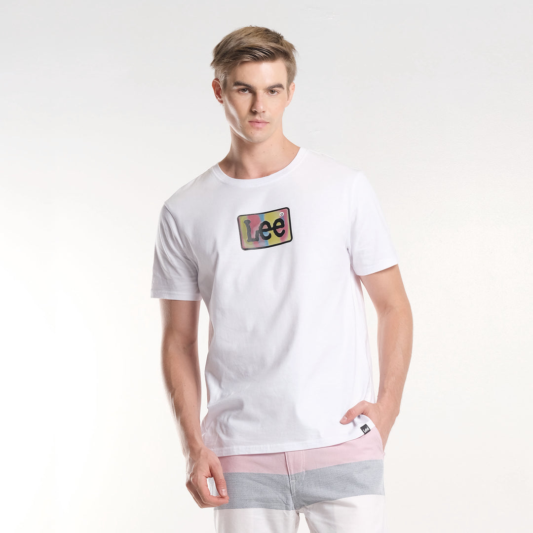 MENS ROUNDNECK HOLOGRAPHIC PRINT TEE