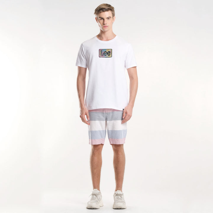 MENS ROUNDNECK HOLOGRAPHIC PRINT TEE