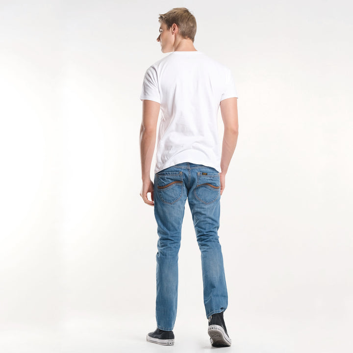 MENS' ROUNDNECK PRINTED PAINT DESIGN TEE