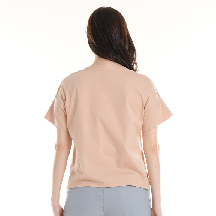WOMENS ROUNDNECK LOOSE TOPS