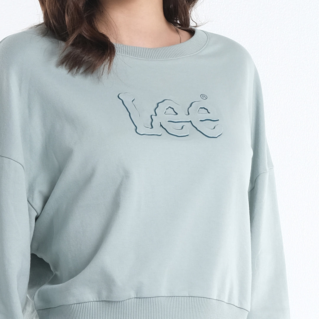 LEE LADIES EMBOSSED LOGO PULL OVER