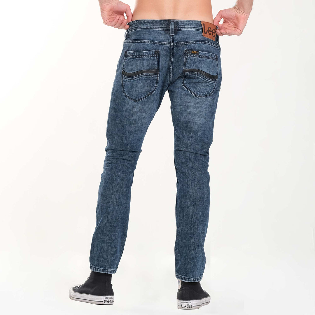 MENS RAMONE DENIM JEANS IN DARK WORN KANSAS