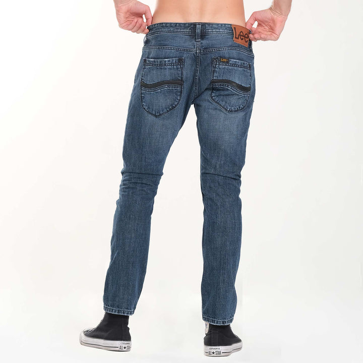 MENS RAMONE DENIM JEANS IN DARK WORN KANSAS