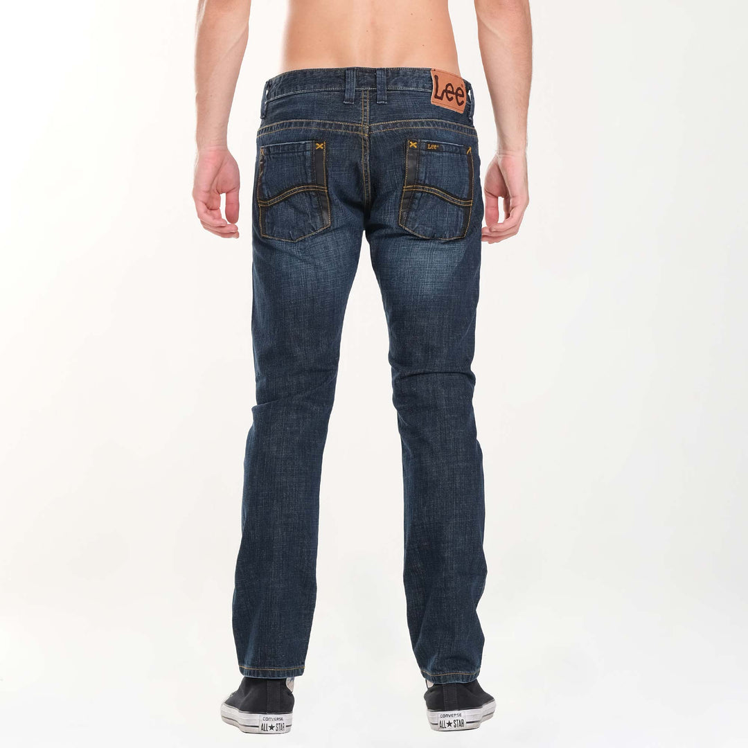 MENS POWELL DENIM JEANS IN HAND CREASED