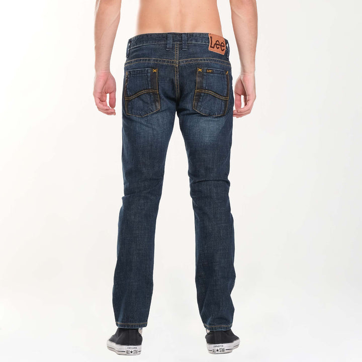 MENS POWELL DENIM JEANS IN HAND CREASED