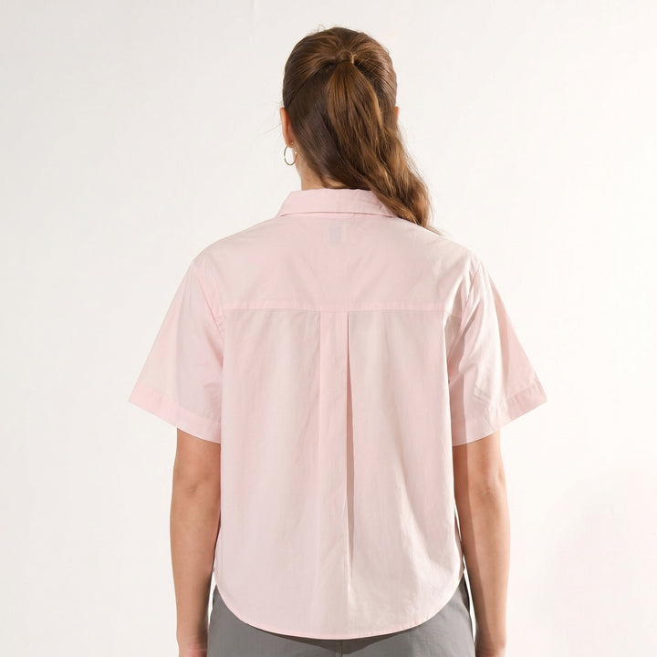 LEE LADIES BUTTOWN POLO WITH SMALL LOGO SCRIPT