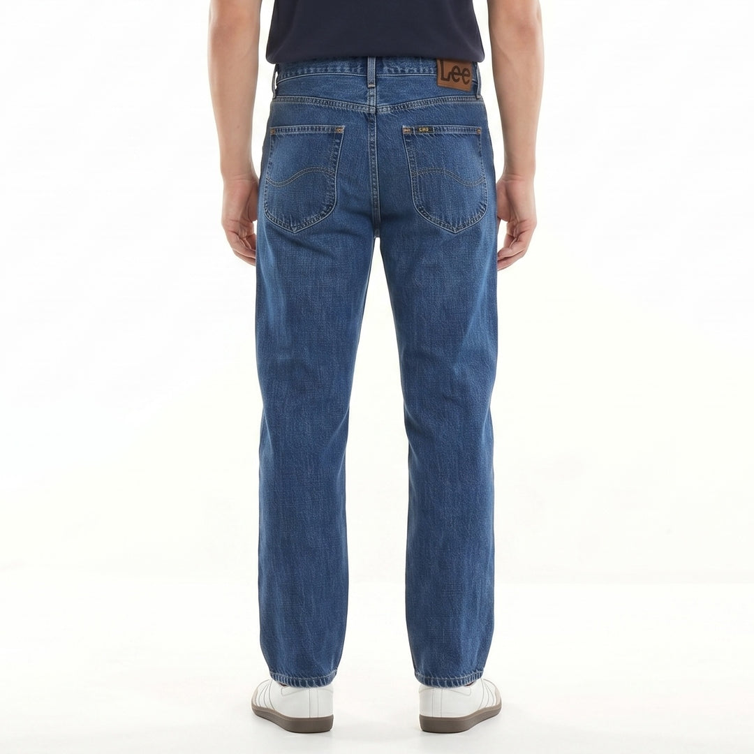 LEE MENS EASY RIDER DENIM JEANS IN BLUE BEAM
