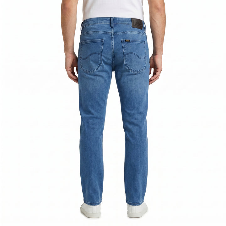 Lee Men Denim Jeans Ramone Fit 28" Inseam in Deep Ocean