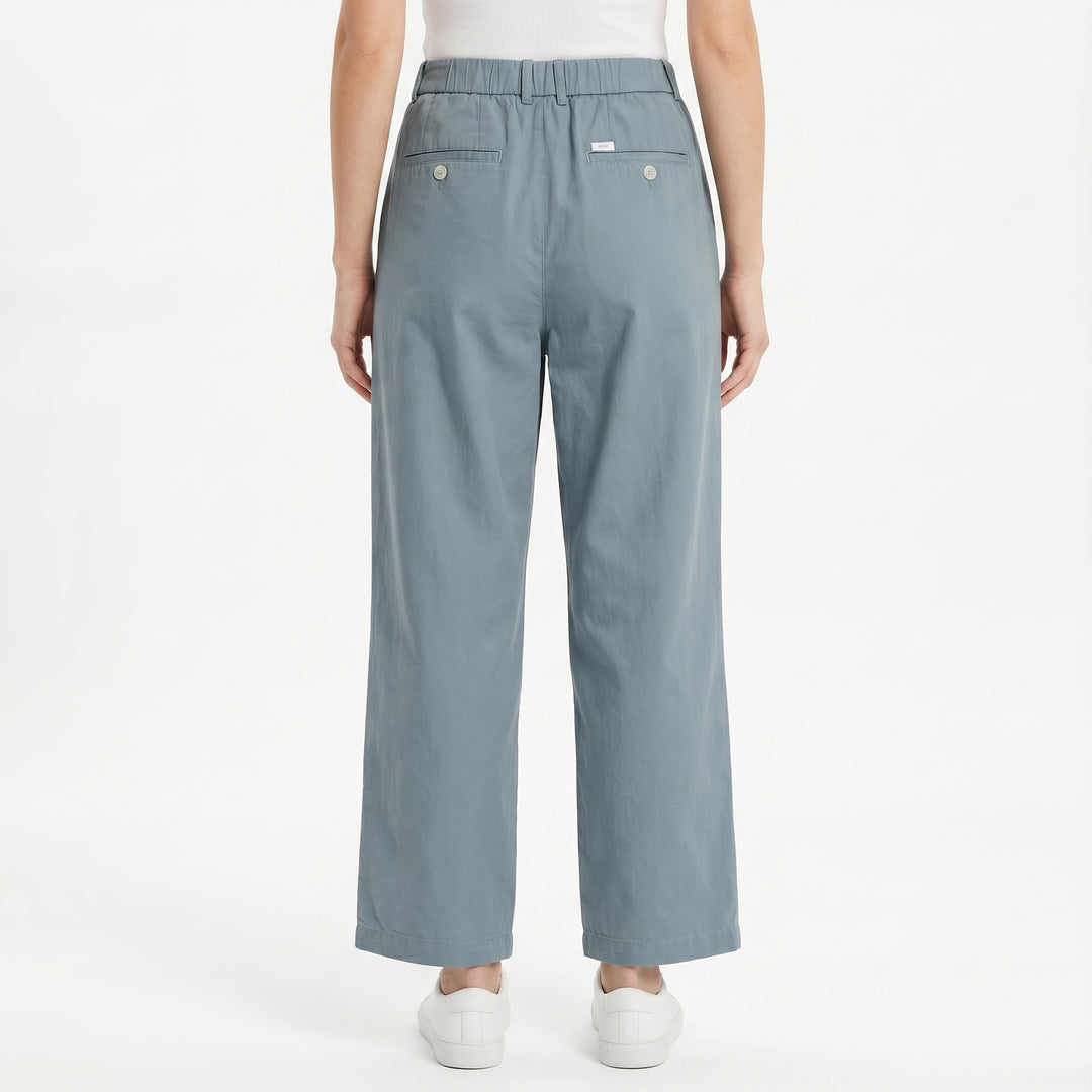 LEE LADIES HIGHWAIST COMFORT STRAIGHT TROUSERS