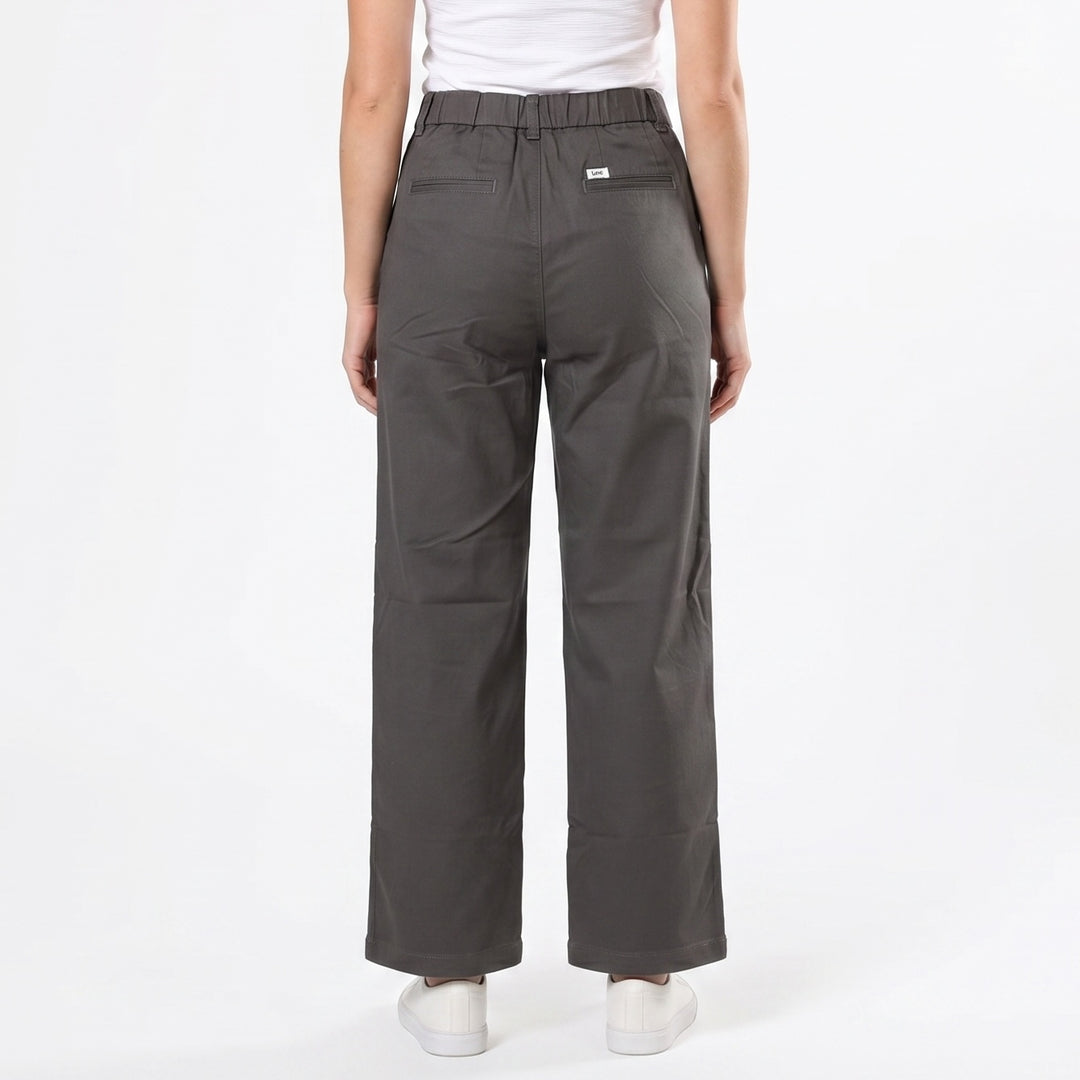 LEE LADIES HIGHWAIST COMFORT STRAIGHT TROUSERS