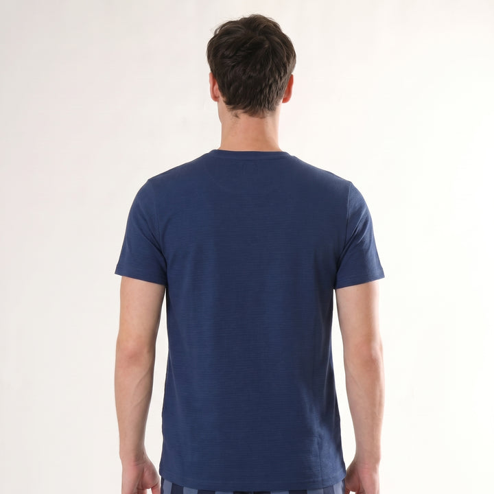 LEE MENS ROUND NECK EMBOSSED LOGO TEE