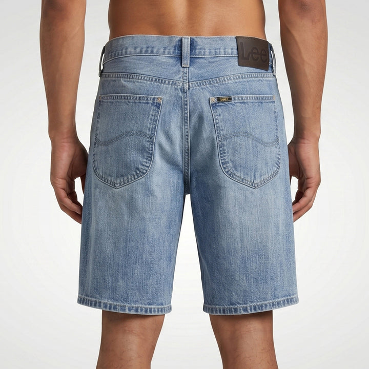 LEE MENS DENIM SHORTS IN HORIZON BLUE