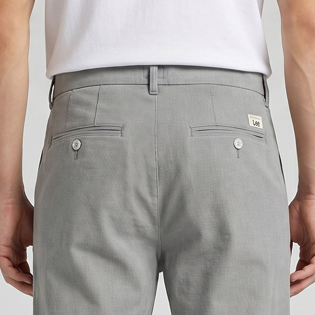 LEE MENS PLEATED COMFORT FIT TROUSER