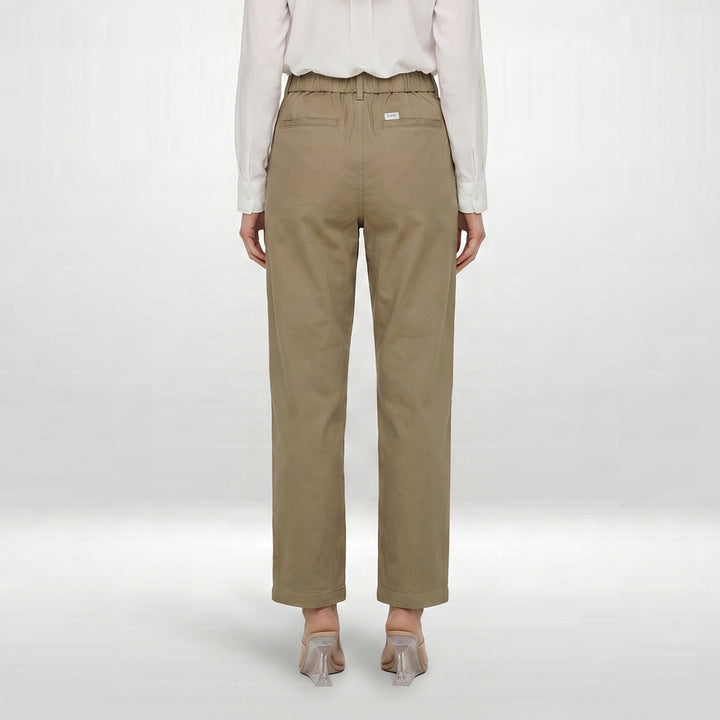 LEE LADIES HIGHWAIST COMFORT STRAIGHT TROUSERS