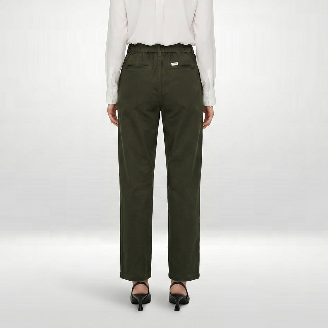 LEE LADIES HIGHWAIST COMFORT STRAIGHT TROUSERS