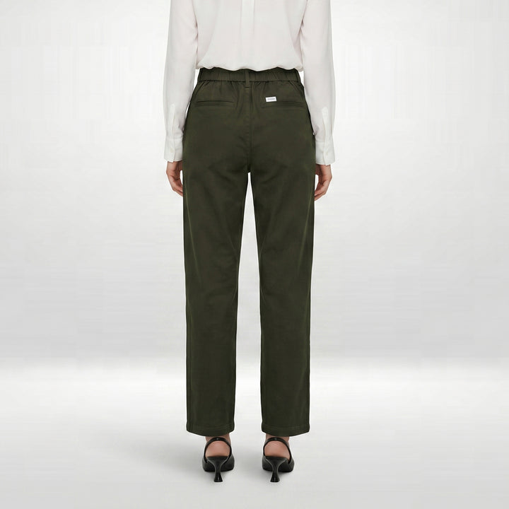 LEE LADIES HIGHWAIST COMFORT STRAIGHT TROUSERS