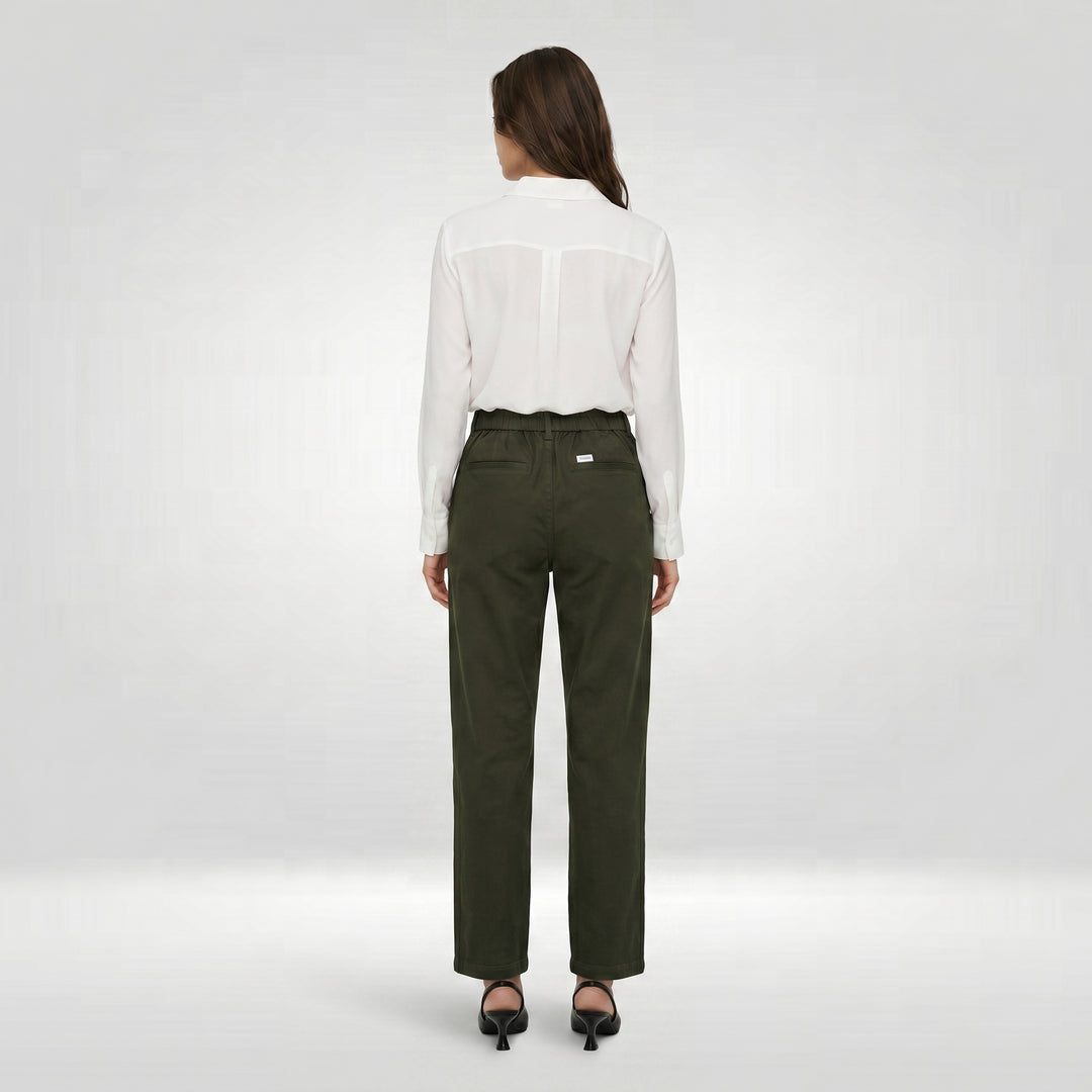 LEE LADIES HIGHWAIST COMFORT STRAIGHT TROUSERS