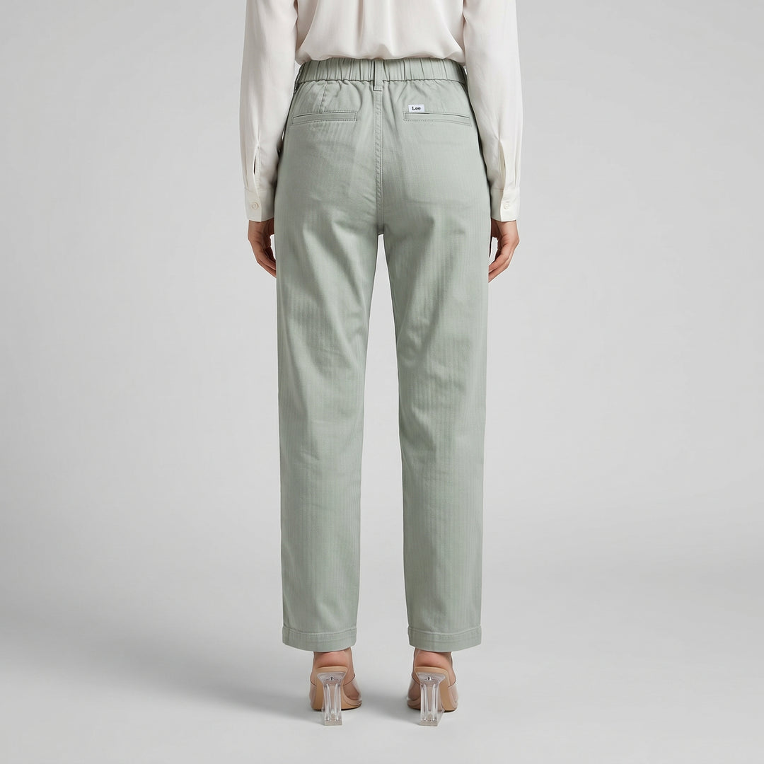 LEE LADIES HIGHWAIST COMFORT STRAIGHT TROUSERS