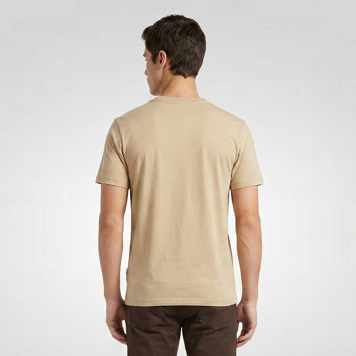 MENS' ROUND NECK EMBOSSED LOGO TEE