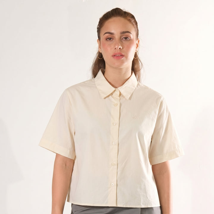 LEE LADIES BUTTOWN POLO WITH SMALL LOGO SCRIPT