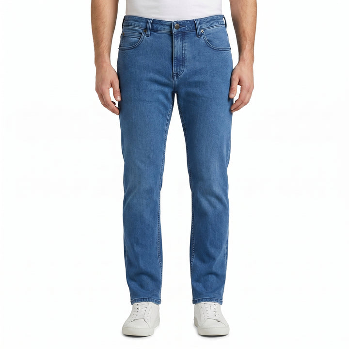 Lee Men Denim Jeans Ramone Fit 28" Inseam in Deep Ocean