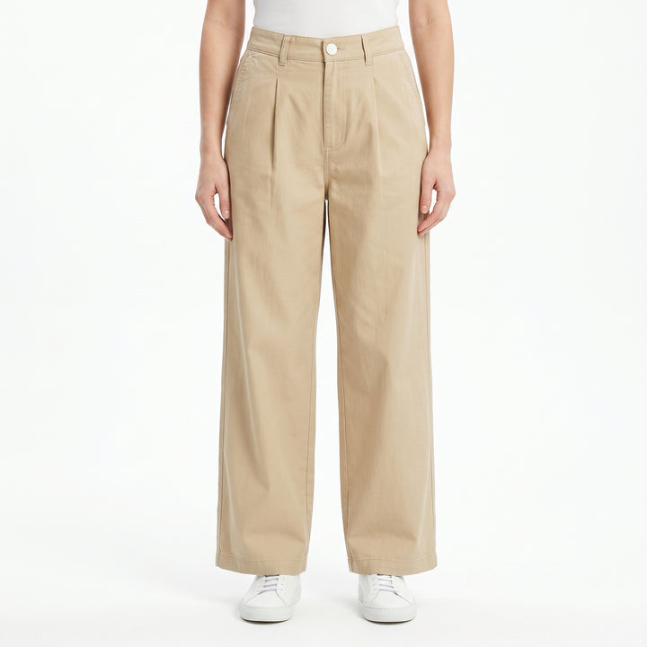 LEE LADIES HIGHWAIST COMFORT STRAIGHT TROUSERS