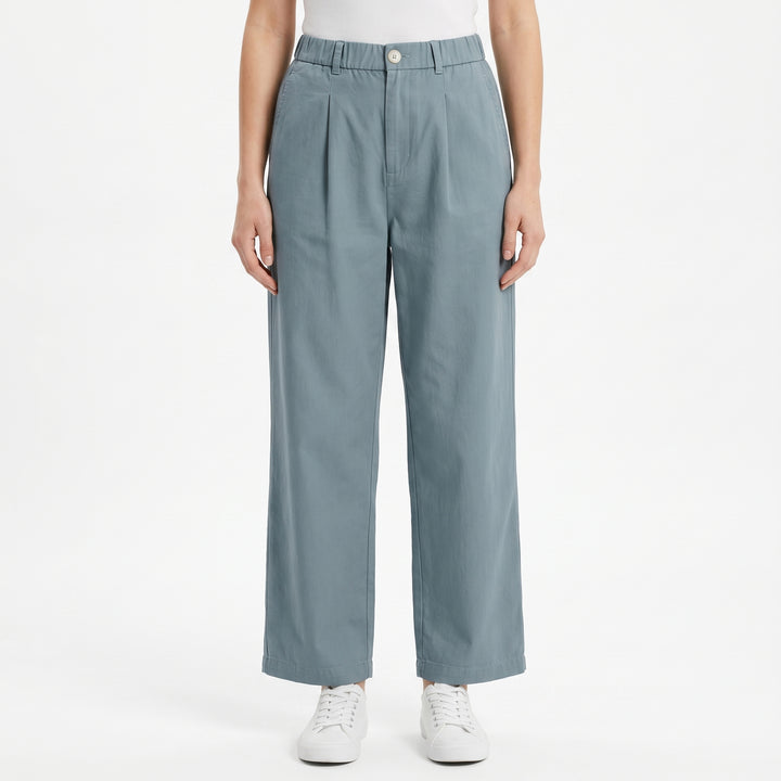 LEE LADIES HIGHWAIST COMFORT STRAIGHT TROUSERS
