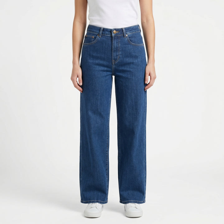 LEE LADIES A-LINE WIDE FIT JEANS