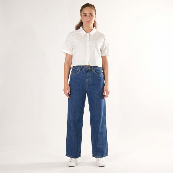 LEE LADIES A-LINE WIDE FIT JEANS