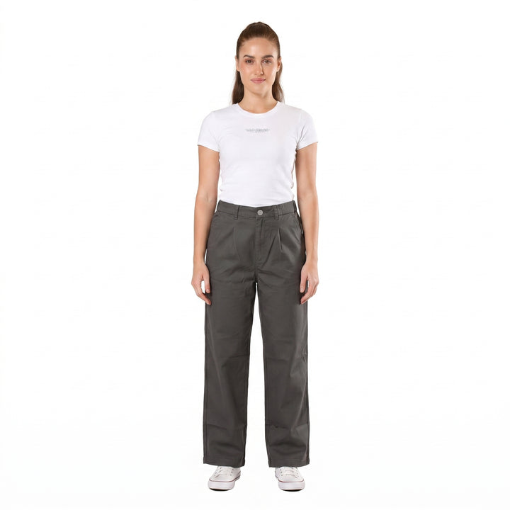 LEE LADIES HIGHWAIST COMFORT STRAIGHT TROUSERS