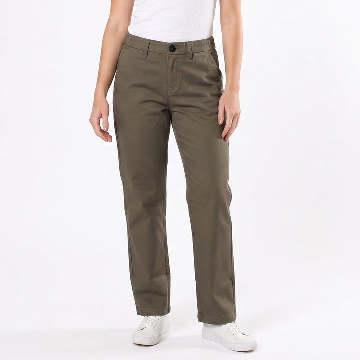 LEE LADIES HIGH WAIST TROUSERS
