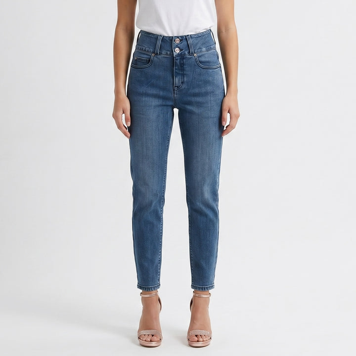 LEE LADIES SHAPE MAGIC DENIM MOM JEANS