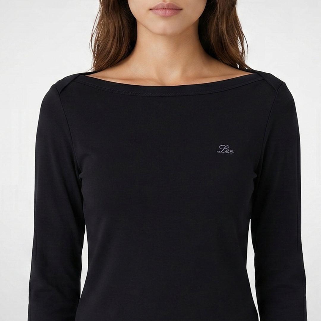 LEE LADIES MODIFIED LS ROUNDNECK