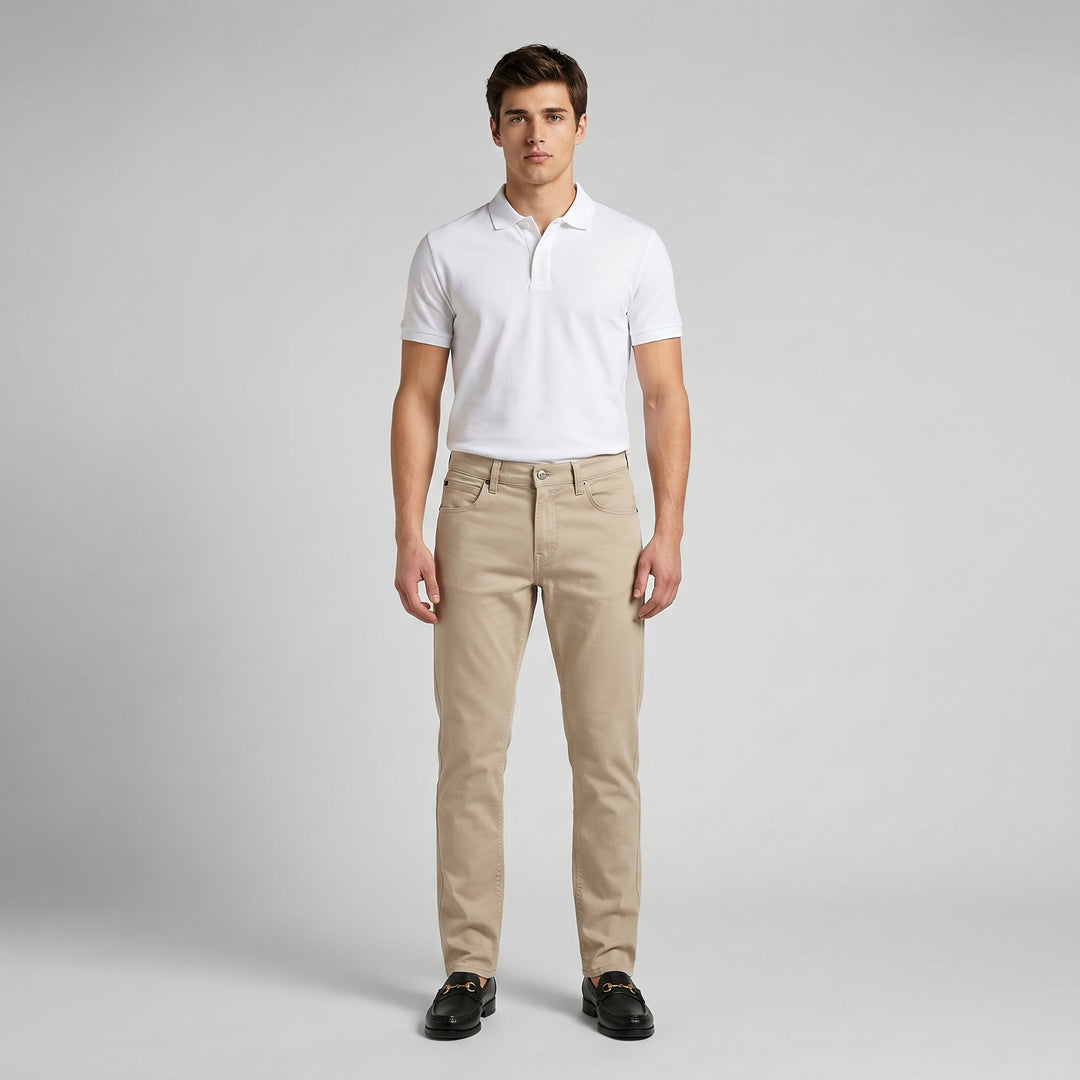 LEE MENS POWELL  LO-SLIM  JEANS;  ZIP FLY
