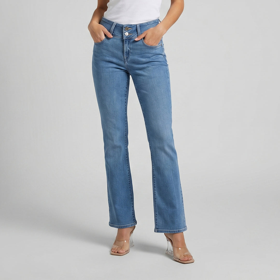 LEE SHAPE MAGIC FLARE DENIM JEANS