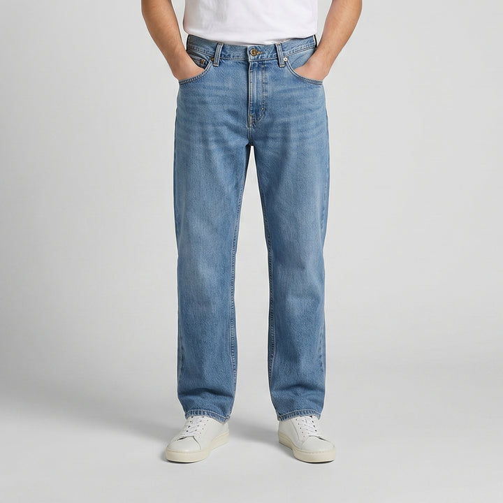LEE MENS JADE FUSION LOOSE STRAIGHT DENIM JEANS