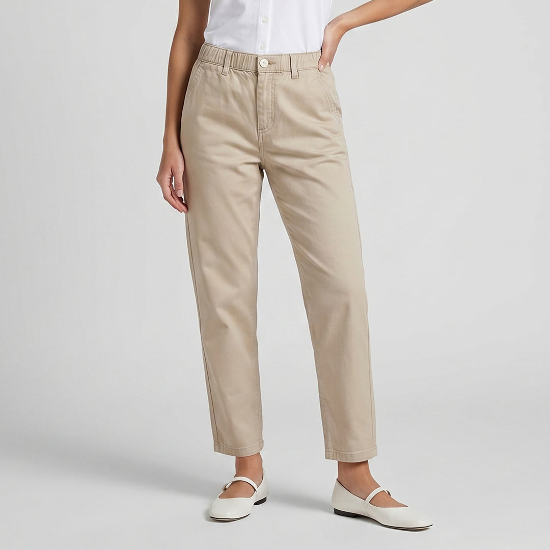 LEE LADIES COMFORT STRAIGHT TROUSERS