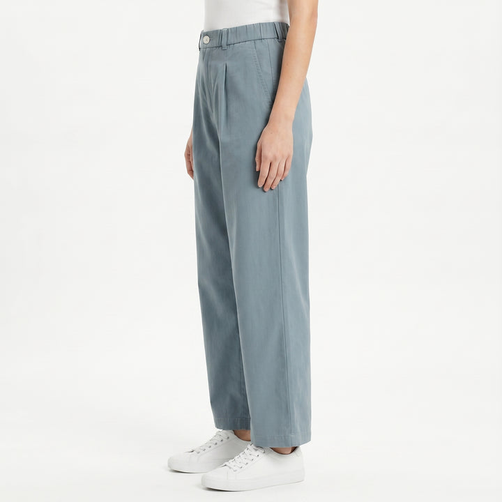 LEE LADIES HIGHWAIST COMFORT STRAIGHT TROUSERS