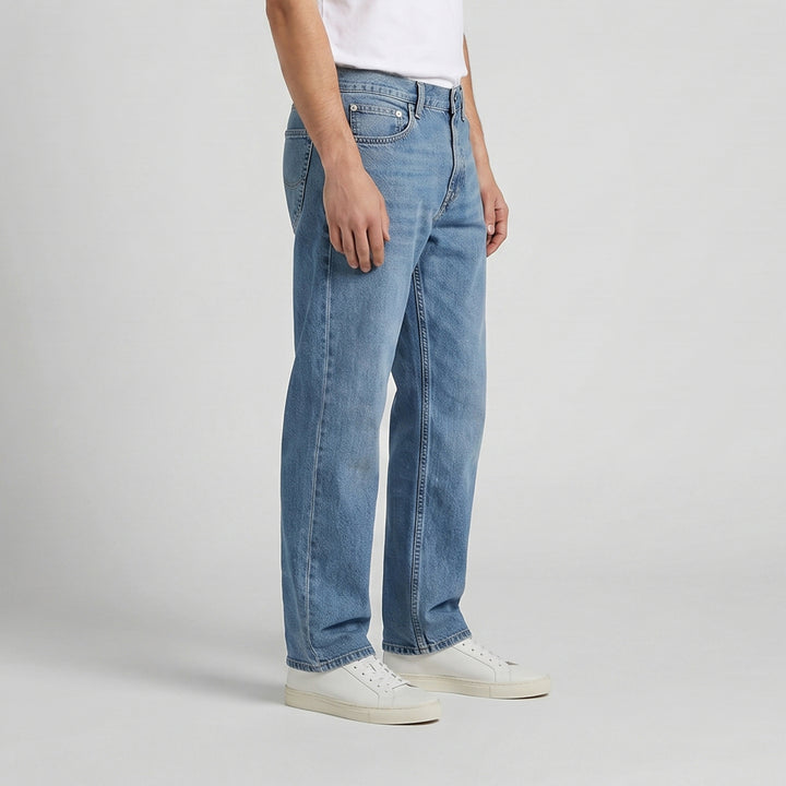 LEE MENS JADE FUSION LOOSE STRAIGHT DENIM JEANS