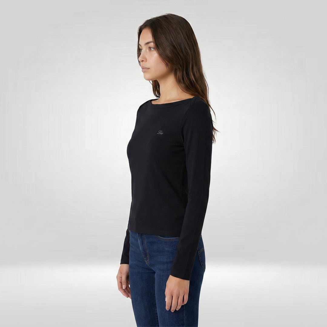 LEE LADIES MODIFIED LS ROUNDNECK