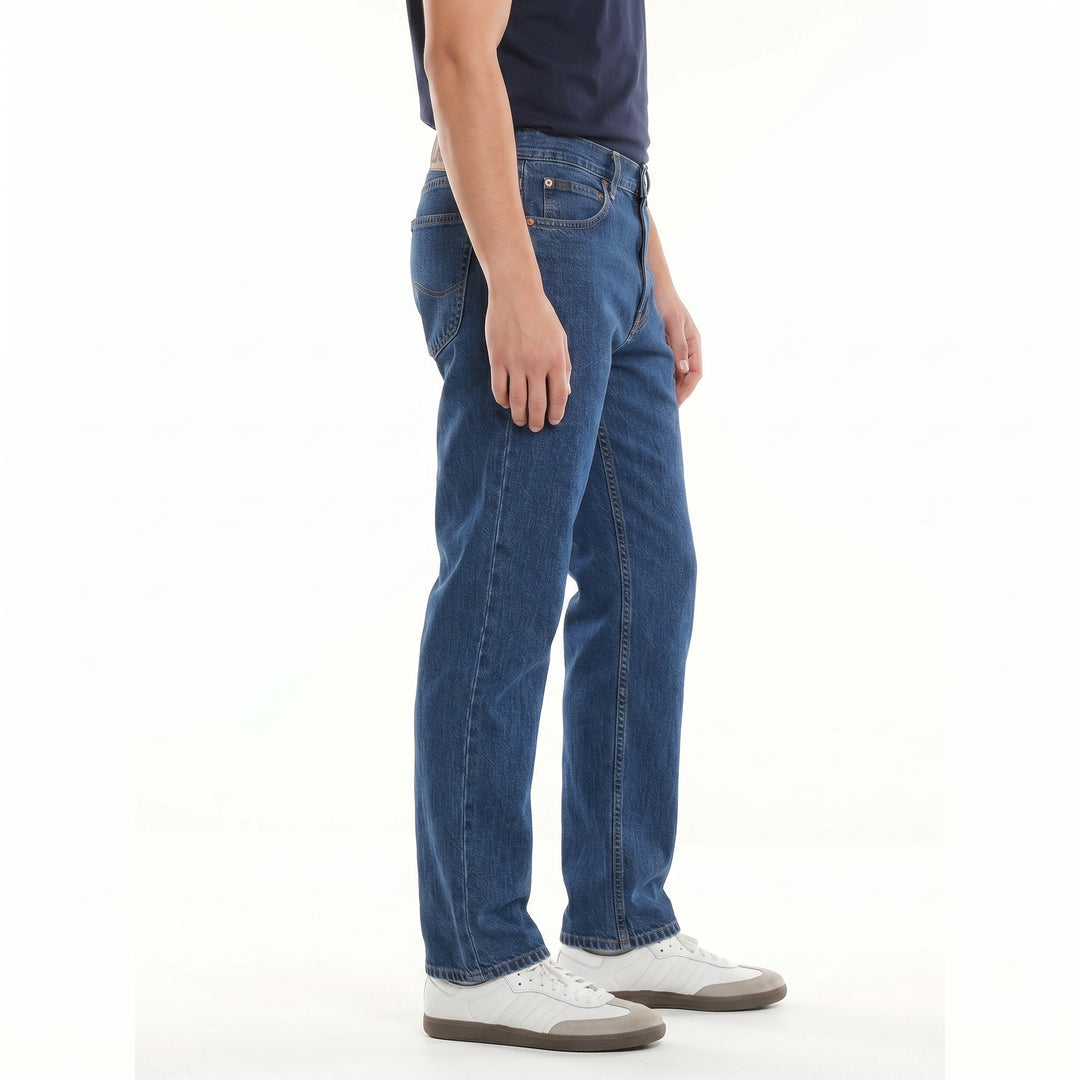LEE MENS EASY RIDER DENIM JEANS IN BLUE BEAM