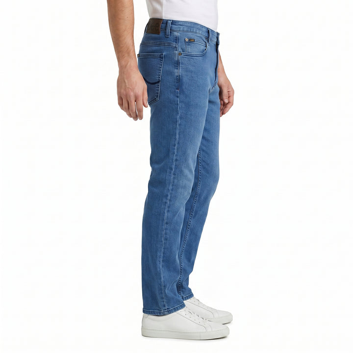 Lee Men Denim Jeans Ramone Fit 28" Inseam in Deep Ocean