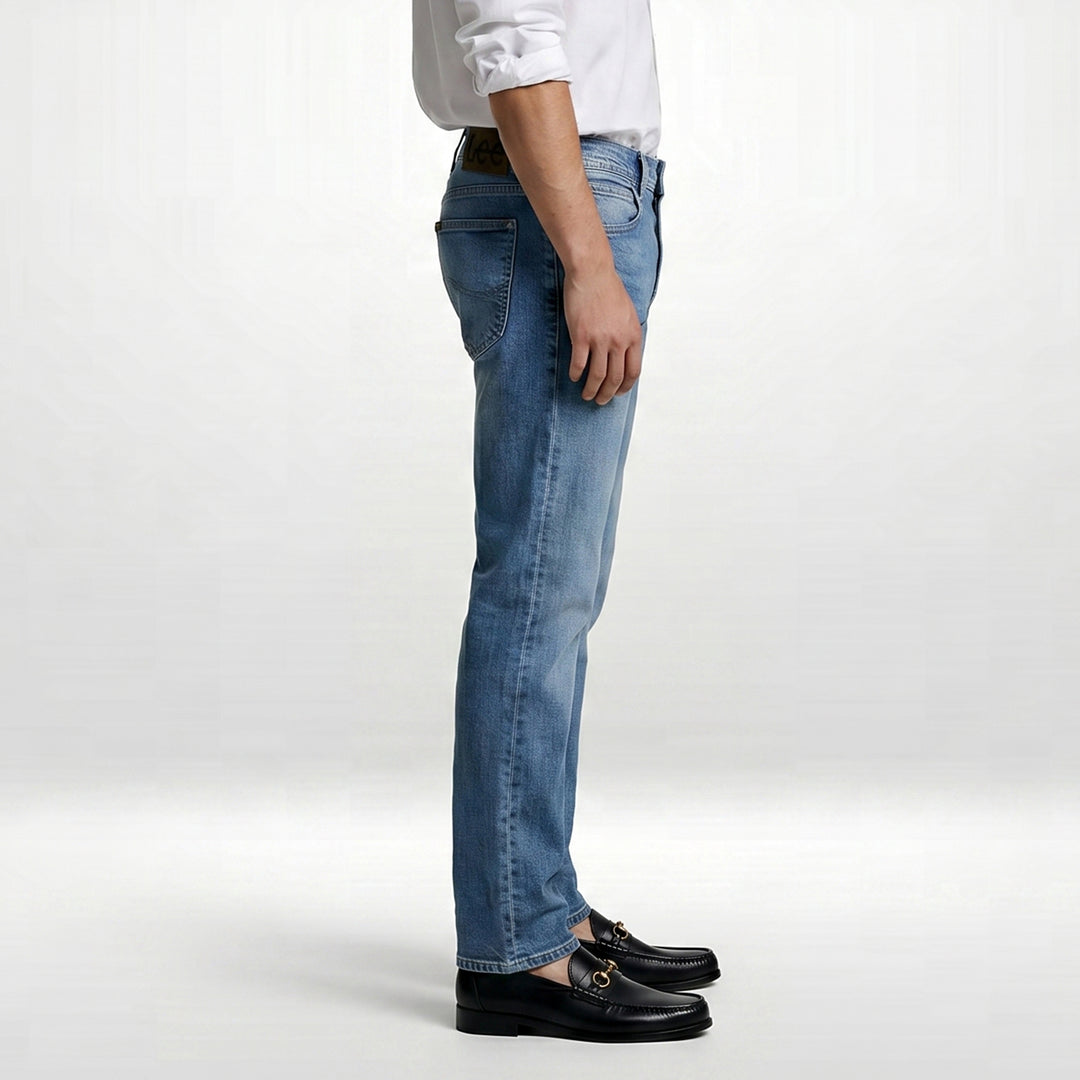 LEE MENS SLIM TAPERED DENIM JEANS