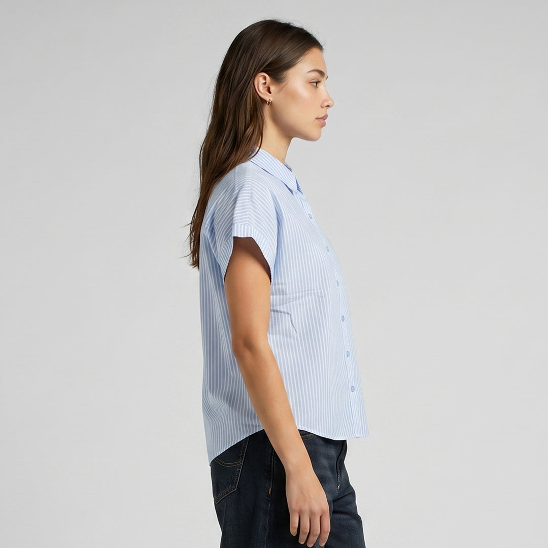 Lee Ladie's Button Down Stripes Polo