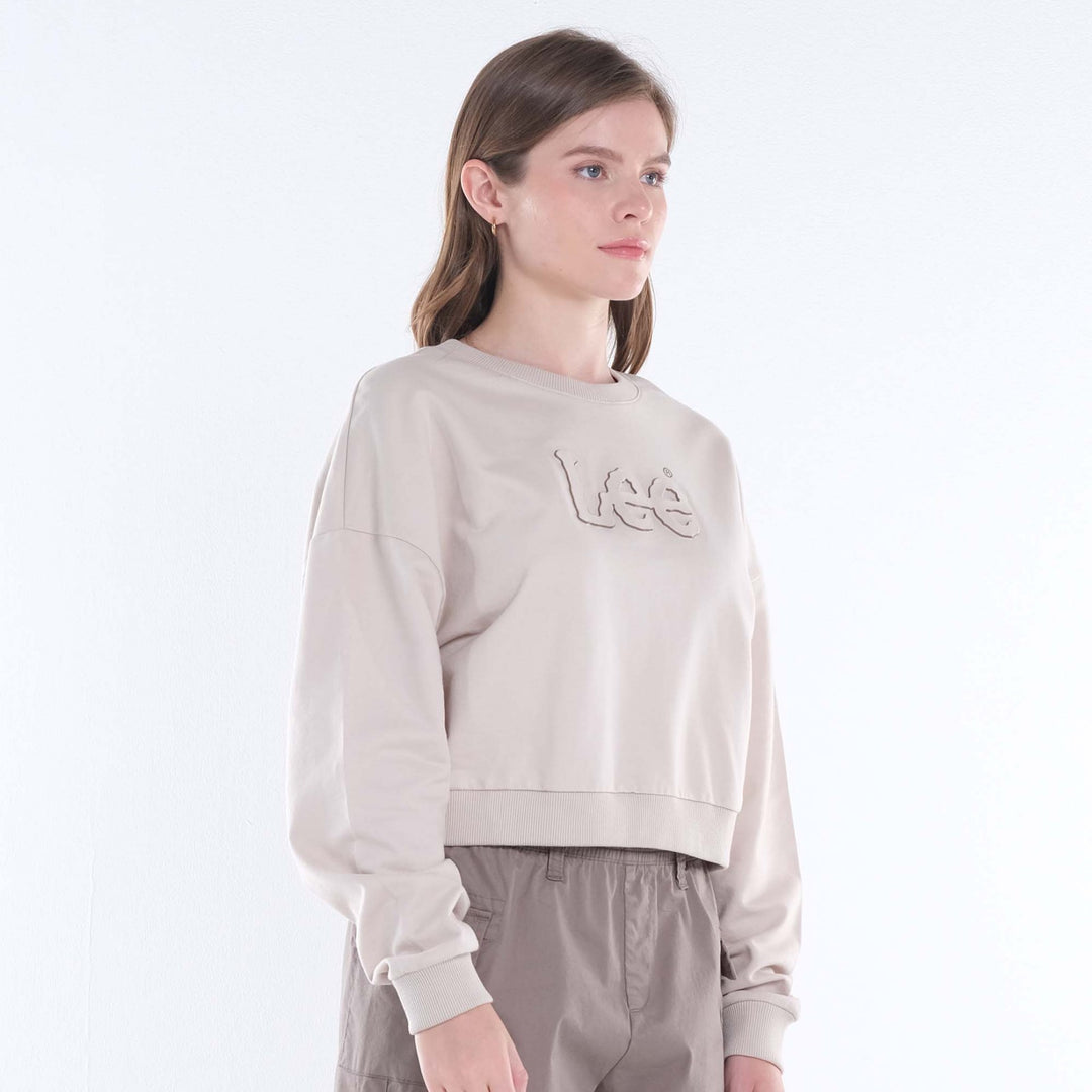 LEE LADIES EMBOSSED LOGO PULL OVER