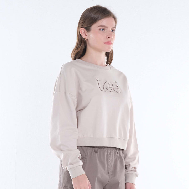LEE LADIES EMBOSSED LOGO PULL OVER
