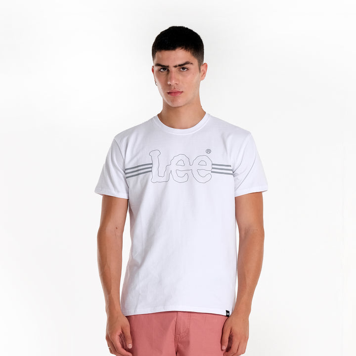 MENS' ROUND NECK LOGO TEE