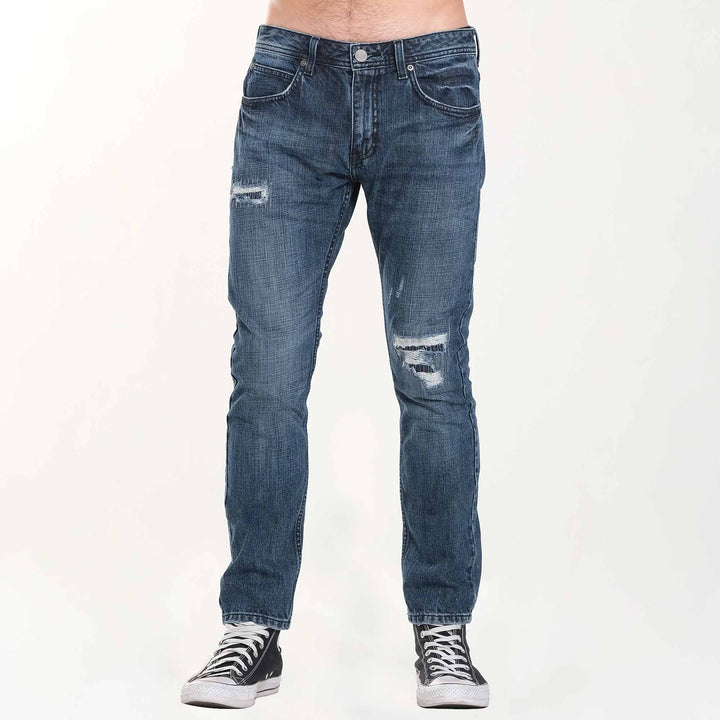 MENS RAMONE DENIM JEANS IN DARK WORN KANSAS