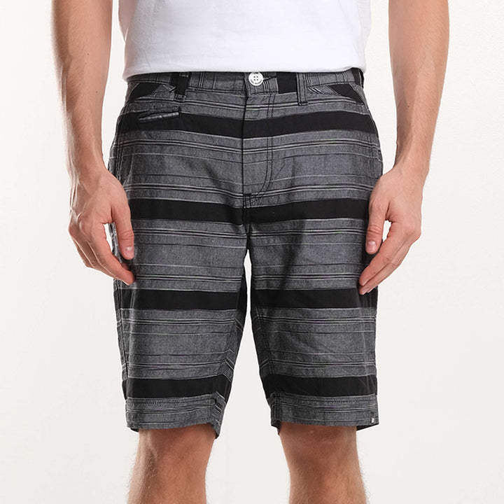 LEE MEN'S STRIPES CHINO SHORTS; SLIM