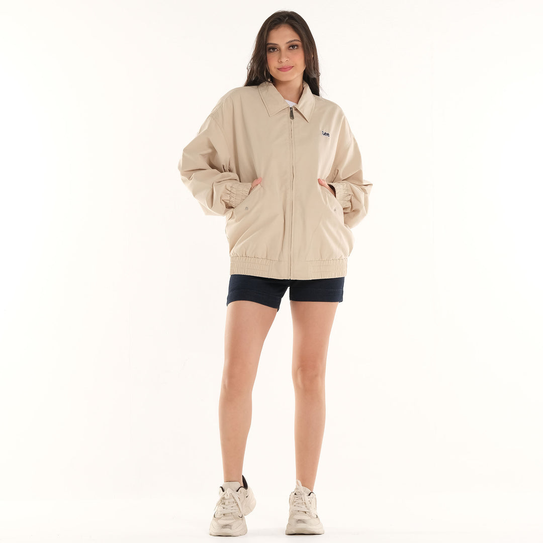 FITS 'EM ALL JACKET IN LIGHT KHAKI (GENDERLESS)